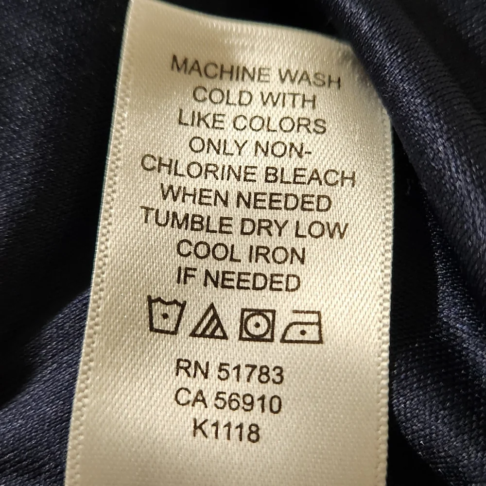 Maurices Navy Floral Dress Womens Sz S - Picture 5 of 7